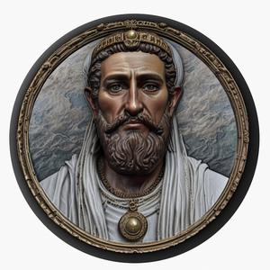 Cyrus the Great medallion pendant