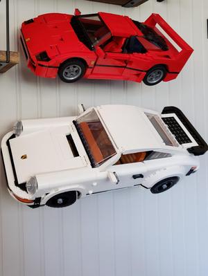 LEGO-compatible 45 Degree Wall Mounts