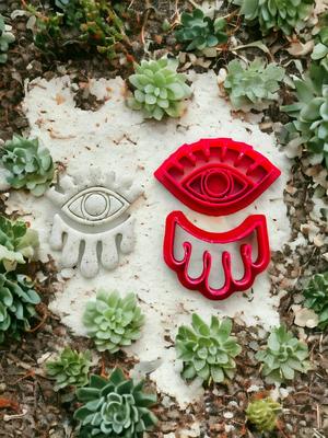 bleeding eye stl file download polymer clay cutter for jewelry