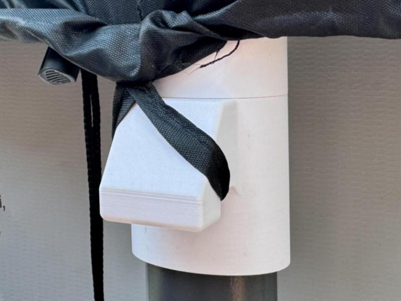 Above ground pool cover hook