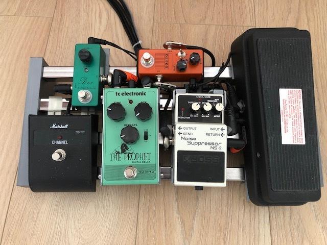 Guitar pedalboard - no velcro