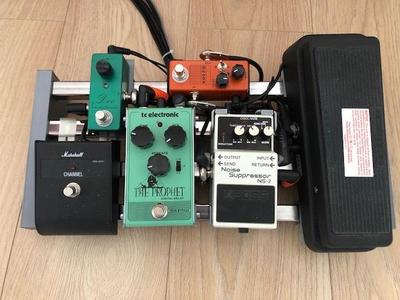 Guitar pedalboard - no velcro