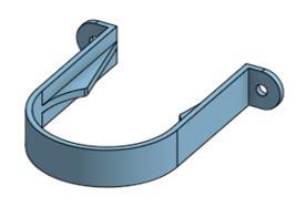 Drain Pipe Wall Clip