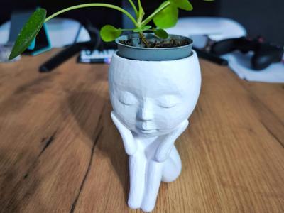 Seated Woman Mini Planter – Elegant & Functional