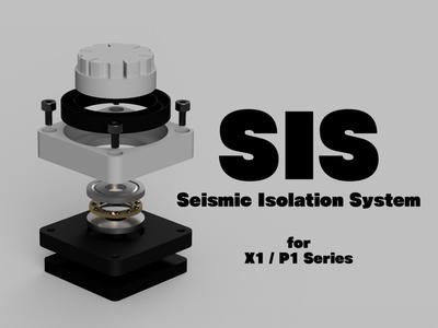 SIS - Seismic Isolation System for X1 / P1 Series