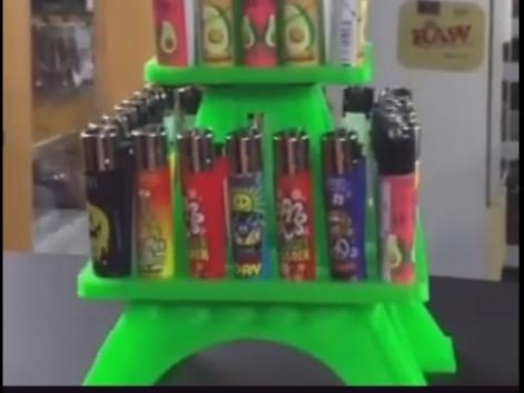 Eiffel Tower Style Clipper Lighter Holder