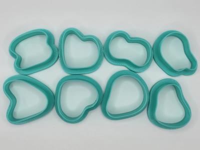 Polymer Clay Cutter Mold Shape Pack 8