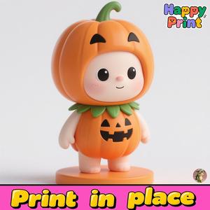 Baby pumpkin doll