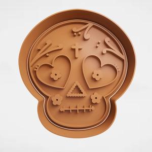 Mexican skull dia de muertos halloween