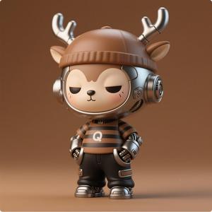 Mechanical elk doll