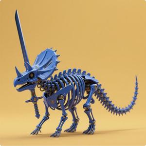 Triceratops skeleton
