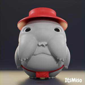 ItsMiso 3D Printable STL File - Radish Spirit