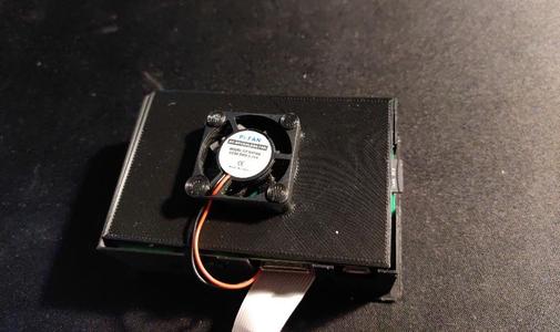 Pi Fan Backplate For Octoprint With Thread