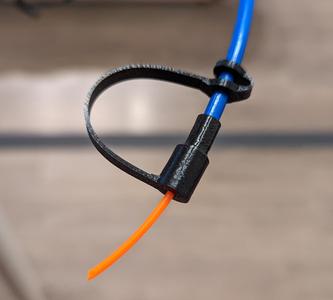 Flexible PTFE Tube Cap with clip