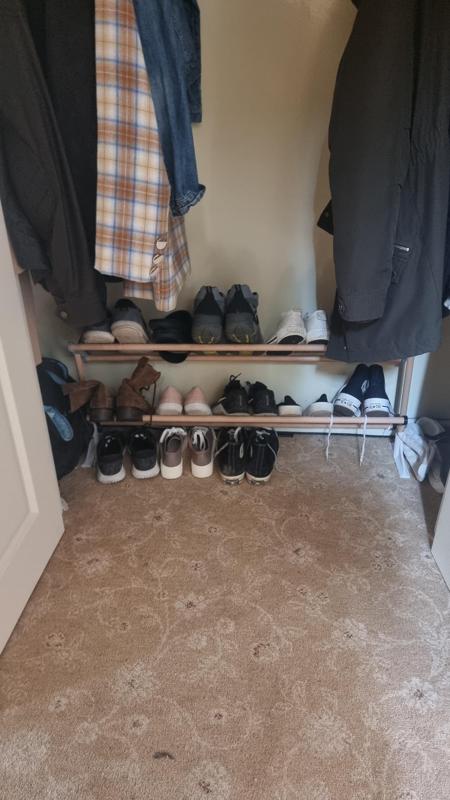 Dowel Resizable Shoe Rack