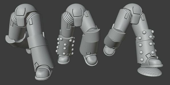 Galactic Crusaders - 28mm- Jet Troop Legs