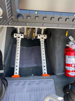 Van's Aircraft RV-12 Rudder Pedal Gust Lock