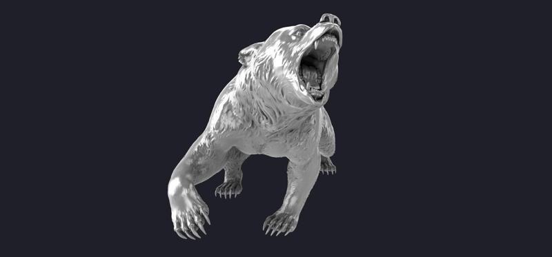Angry bear 3D MODEL