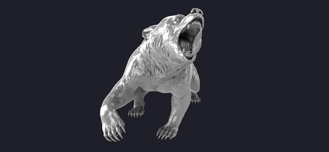 Angry bear 3D MODEL