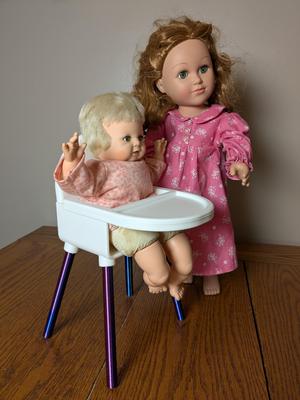 Baby Doll High Chair 2.0 (11.75 in. Tall)