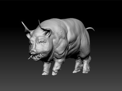 Entelodontidae - hell pig