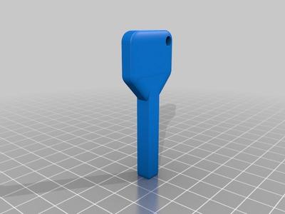 Utility Cabinet Meter Square Keys