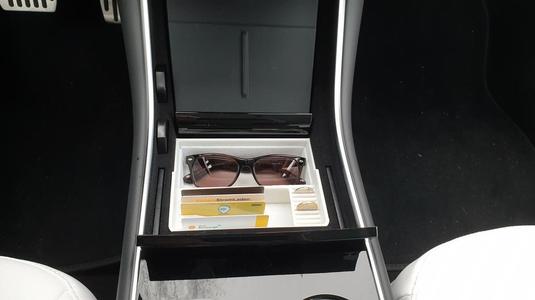 Tesla Model 3 Center Console with single coin tray and charge card holder