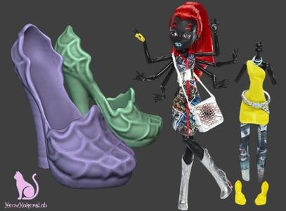 Wydowna Spider, Webarella, I love fashion, Monster High.
