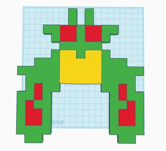 Galaga Ship (Green) HD
