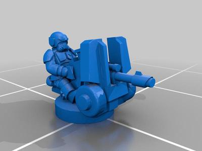 Autocannon Remix for Empire Star Army, Acadian Infantry