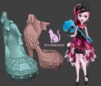 Draculaura, Dance the fright away, Shoes, Monster High.