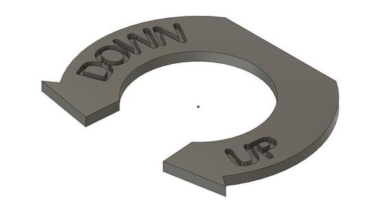 Up/Down direction indicator for Hornady Prep Center (Fusion 360)