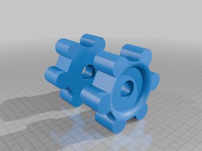 Dumbbell Hex Nut, Dumbbell Rod Nut, 1 Inch Standard Barbell Screw Collar