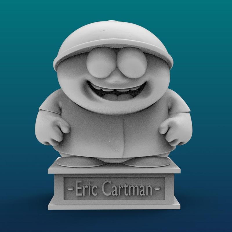 Eric Cartman Cartoon Figure Print – 3D Printer