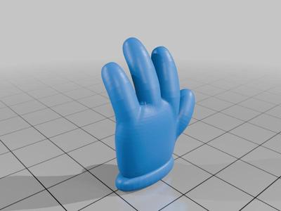 Cartoon Left Hand