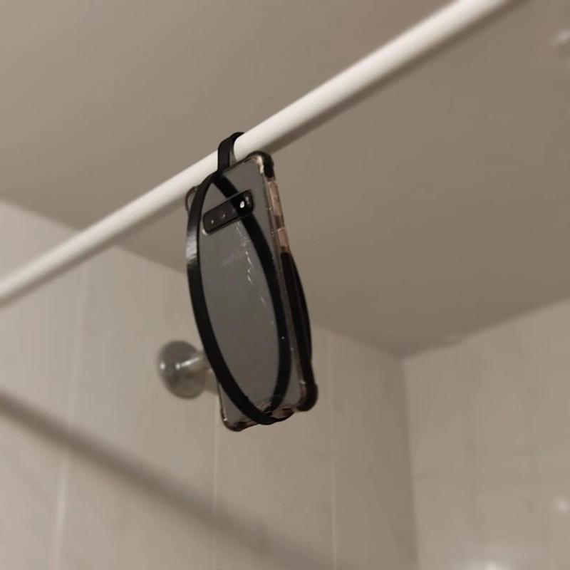 Flexible phone holder and stand