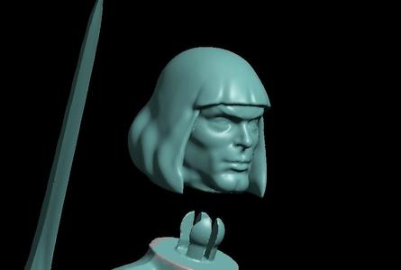 Big-Man cartoon version Action Figure MOTU Style