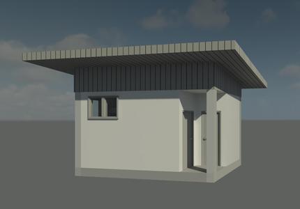 Simple public toilet by REVIT 25R04