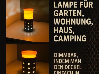 Dimmable LED_Lamp Housing-Garden, Camping & Decoration