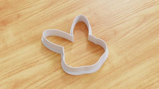 Easter Bunny Head Cookie Cutter (Multiple Sizes Available)