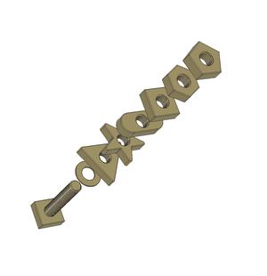Bolt and Nutz - 3/4" ANSI Threads