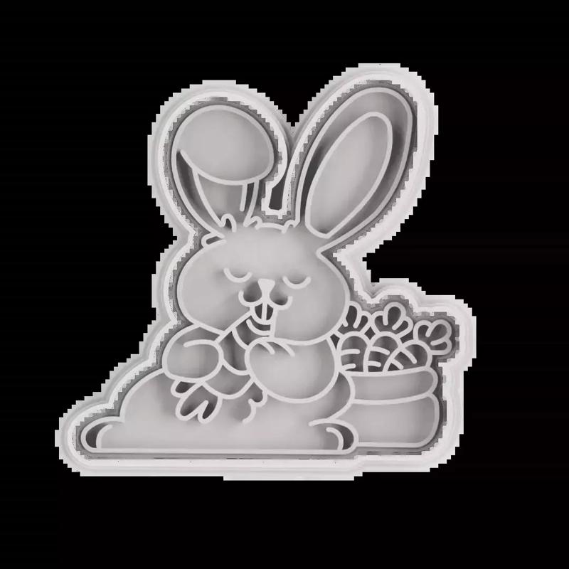 rabbit easter 10 COOKIE CUTTER