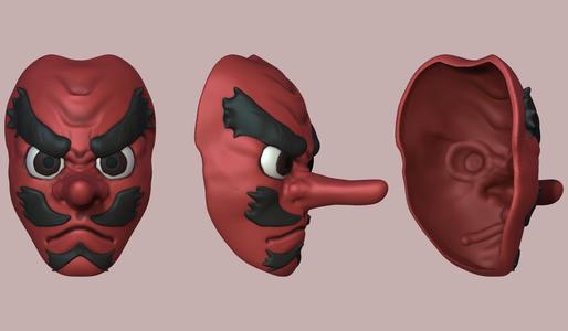 Urokodaki  Mask - Demon Slayer - Kimetsu No Yaiba