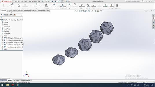 Chemistry Ion Dice Lesson