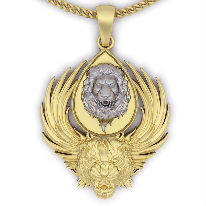 Eagle lion pendant