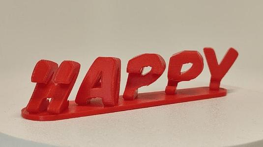 Happy 2025 Dual Letter Illusion