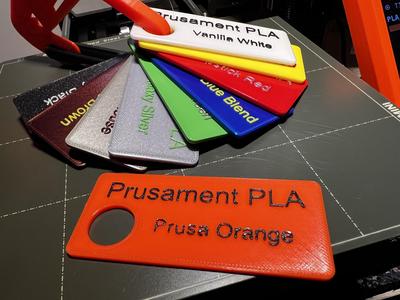 Prusament PLA filament samples