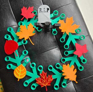 Brick Wreath Halloween and Autumn Accesories