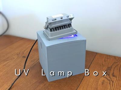 Dual UV lamp box