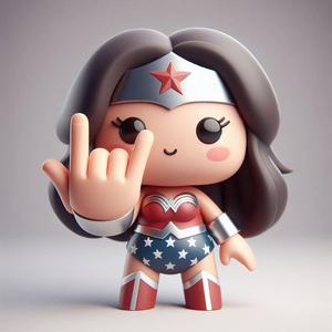 WONDER WOMAN HEAVY MINI CUTE